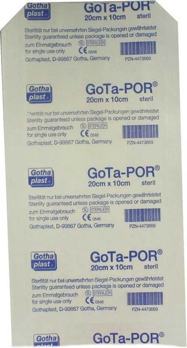 Gothaplast GoTa-POR steril, 10 x 20cm, 1 Stück
