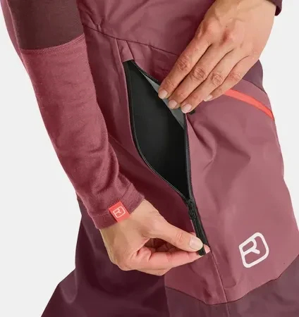 Ortovox 3L Guardian Shell Skihose lang winetasting (Damen)