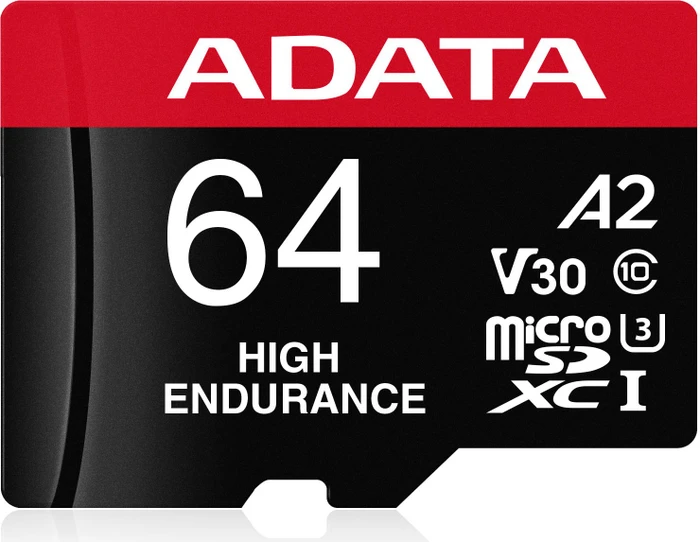 ADATA High-Endurance R100/W80 64GB Kit, UHS-I U3, A2, Class 10