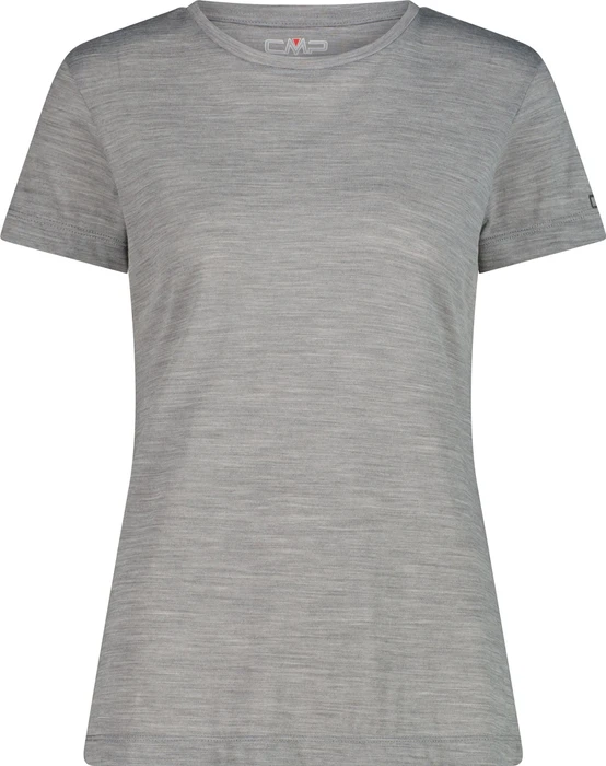 CMP Performance Merino Funktionsshirt kurzarm grey melange/antracite (Damen)