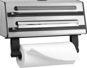 Emsa Contura 3-fach Schneidabroller Folienschneider edelstahl/schwarz