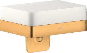 Hansgrohe Axor Universal Softsquare Seifenschale mit Halter brushed gold optic