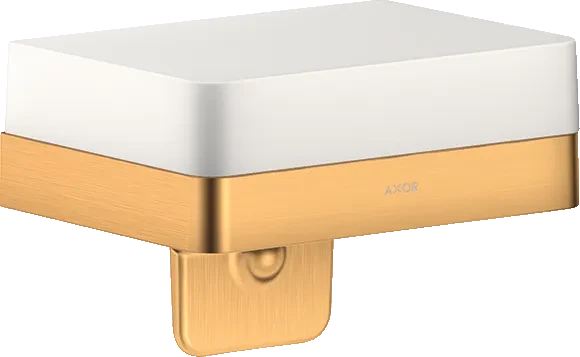 Hansgrohe Axor Universal Softsquare Seifenschale mit Halter brushed gold optic