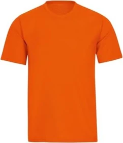 trigema Deluxe Baumwolle T-Shirt kurzarm mandarine (Herren)