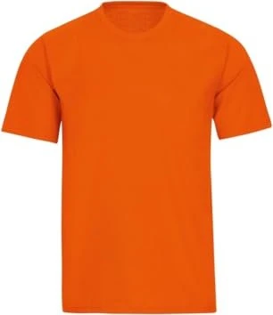 trigema Deluxe Baumwolle T-Shirt kurzarm mandarine (Herren)