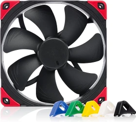 Noctua NF-A14 PWM chromax.black.swap gelb, 140mm, 4er-Pack