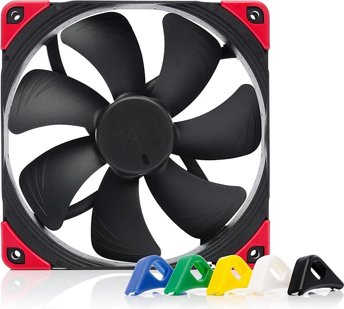 Noctua NF-A14 PWM chromax.black.swap blau, 140mm, 4er-Pack