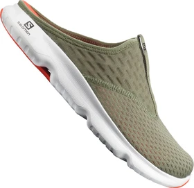 Salomon Reelax Slide 5.0 deep lichen/white/cherry tomato (Herren)