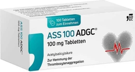Zentiva ASS 100 ADGC Tabletten, 100 Stück