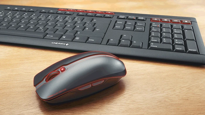 Cherry Stream Desktop Recharge schwarz, USB, DE