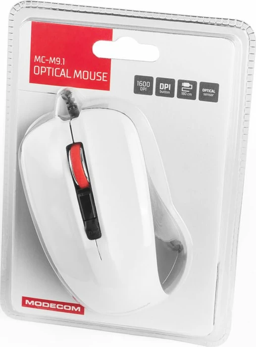 Modecom MC-M9.1 weiß, USB