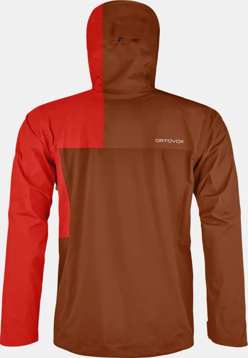 Ortovox 3L Ortler Funktionsjacke bristle brown (Herren)