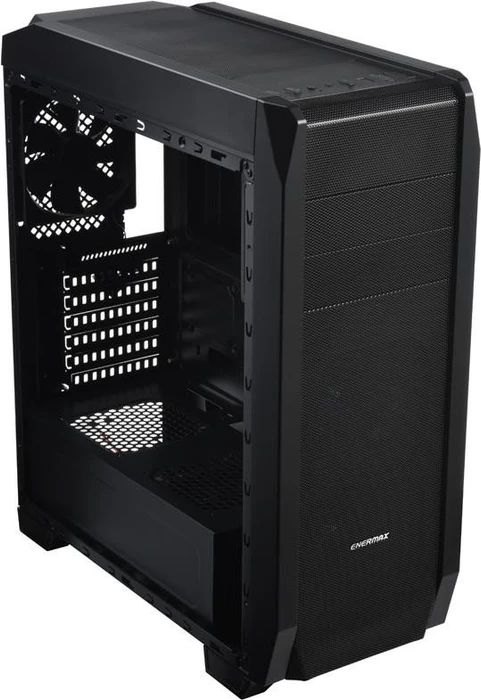 Enermax GraceMesh schwarz, Glasfenster