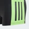 adidas Colourblock 3-Streifen Badehose black/green night/lucid lime (Junior) Vorschaubild
