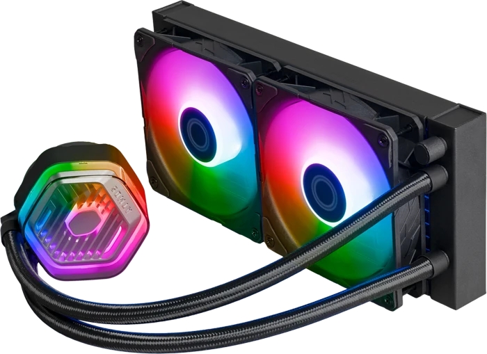 Cooler Master MasterLiquid 240 Atmos ARGB, schwarz
