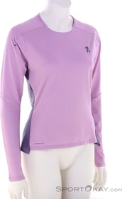 On Performance Long-T Laufshirt langarm sakura/dewberry (Damen)