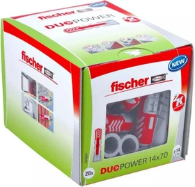 fischer DuoPower 14x70 Universaldübel, 14x70mm,   20 Stück