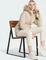 adidas Hooded Fur Mantel wonder beige (Damen) Vorschaubild