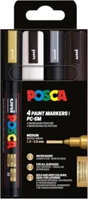 Uni-Ball POSCA PC-5M Acrylmarker sortiert, 4er-Set