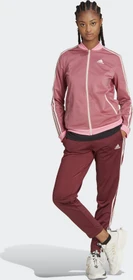 adidas Essentials 3-Streifen Trainingsanzug shadow red/bliss pink (Damen)
