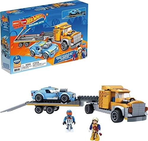 Mattel Mega Construx Hot Wheels Twinduction Hauler Pack
