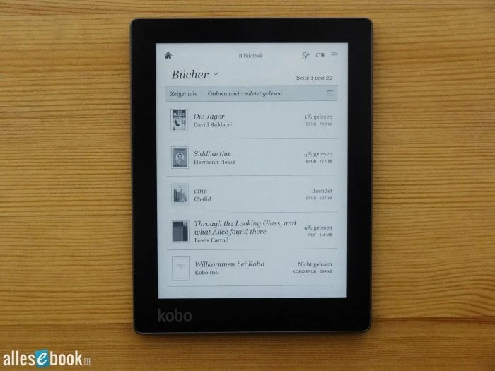 Kobo Aura schwarz