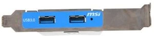 MSI Star-USB3/SATA6, 2x USB-A 3.0/2x SATA 6Gb/s, PCIe 2.0 x4