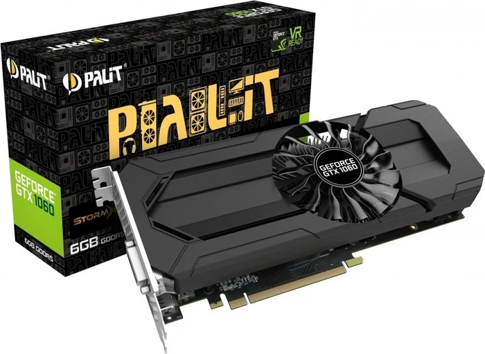Palit GeForce GTX 1060 StormX 6G, 6GB GDDR5, DVI, HDMI, 3x DP