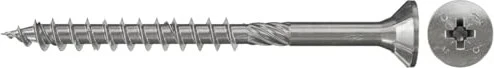 fischer PowerFast FPF-SZ A2P 100 PZ2 Spanplattenschraube, 5x60mm, 100 Stück