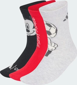 adidas Disney Micky Maus Socken black/pure ruby/light grey heather, 3 Paare (Junior)
