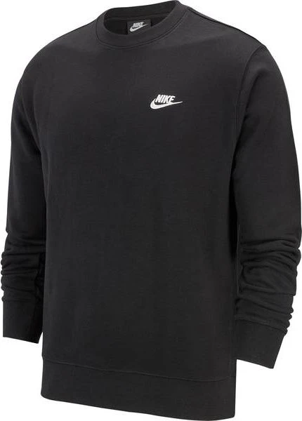 Nike Sportswear Club French-Terry Sweatshirt schwarz/weiß (Herren)