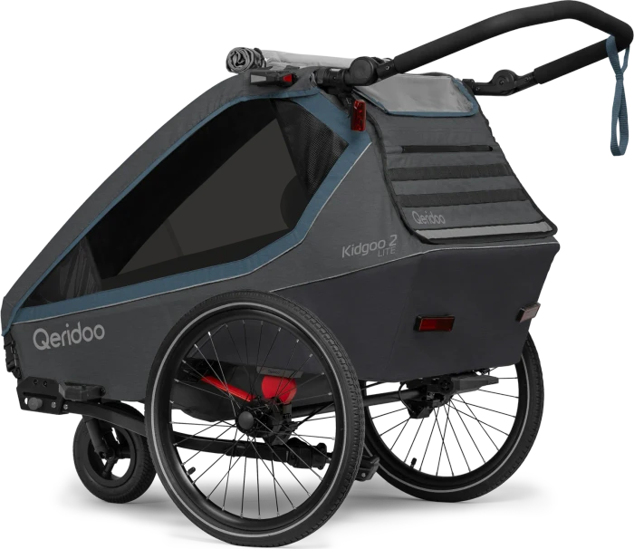 Qeridoo Kidgoo 2 Lite Fahrradanhänger navy blue (Modell 2026)