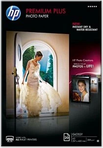 HP Premium Plus Fotopapier weiß, A3, 300g/m², 20 Blatt