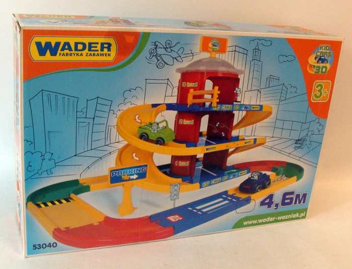 WADER Parkhaus mit 2 Fahrzeugen