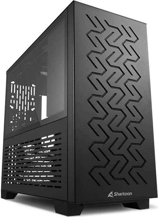 Sharkoon MS-Z1000, schwarz, Glasfenster