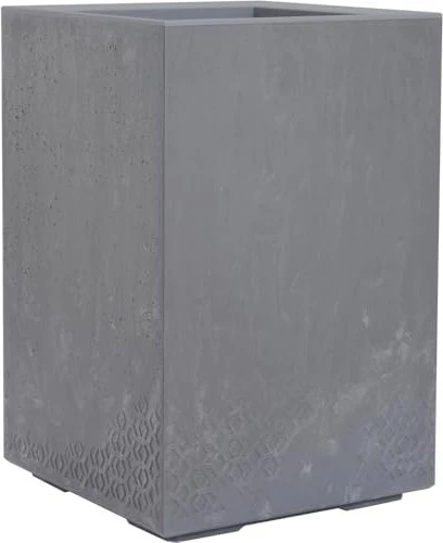 Siena Garden Faro Stone Pflanzkasten 40x40cm grau