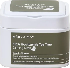 Mary & May CICA Houttuynia Tea Tree Tuchmaske, 30 Stück