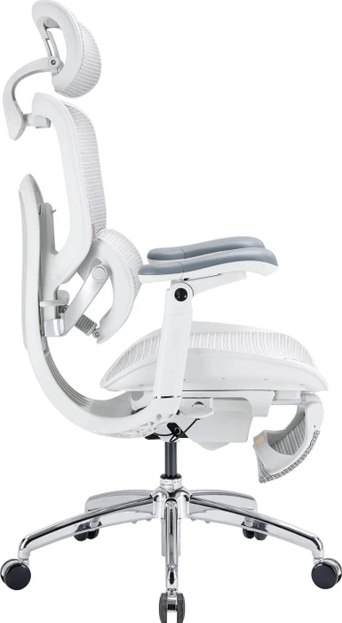Sihoo Doro C300 Pro V2 adaptiver ergonomischer Bürostuhl, mit Fußstütze, weiß