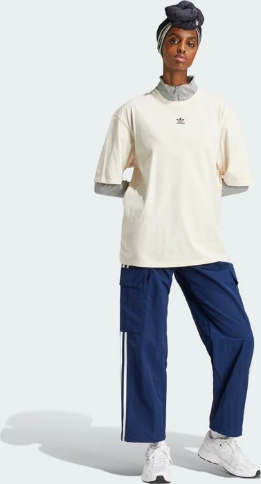 adidas Essentials Boyfriend T-Shirt kurzarm wonder white (Damen)