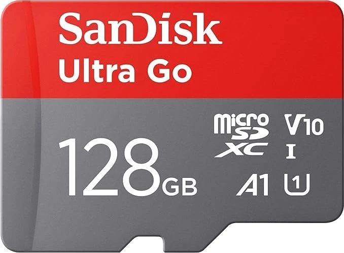 SanDisk Ultra Go R150 128GB Kit, UHS-I U1, A1, Class 10