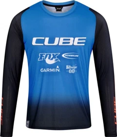 Cube Vertex X Actionteam Trikot langarm schwarz (Herren)