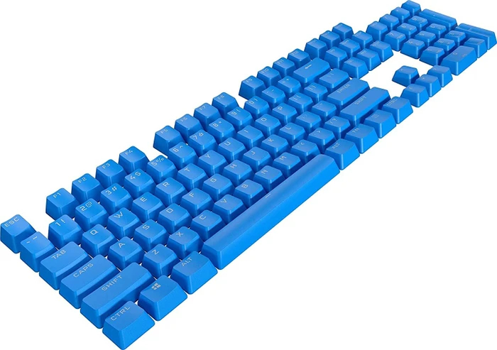 Corsair Pro Keycap Mod Kit, Kunststoff (PBT) Double-Shot, blau, 105 Tasten, ISO-DE