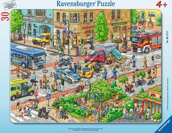 Ravensburger Puzzle Unterwegs in der Stadt