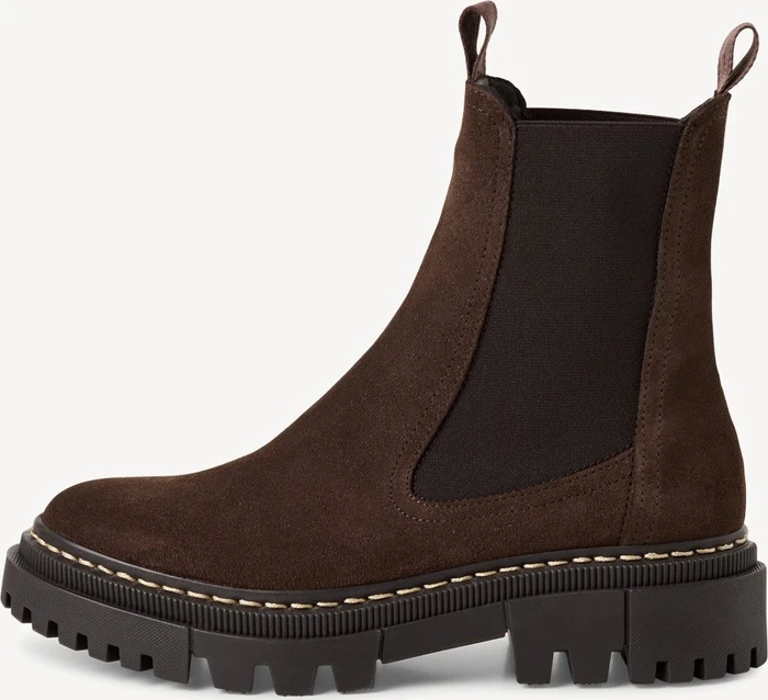 Tamaris Leder Chelsea Boot braun (Damen)