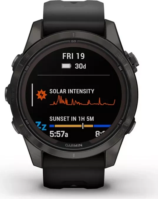 Garmin Fenix 7S Pro Sapphire Solar black/carbon grey