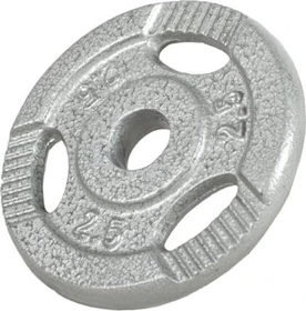 Gorilla Sports Gusseisen Gripper Hantelscheibe 2.5kg