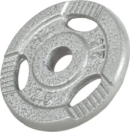 Gorilla Sports Gusseisen Gripper Hantelscheibe 2.5kg