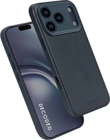 Decoded Leather Back Cover für Apple iPhone 17 Pro Max navy shadow