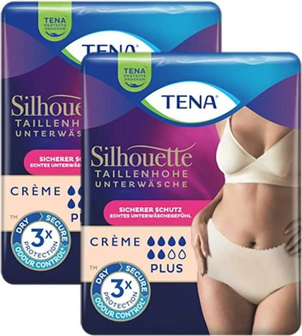 Tena Silhouette Pants Plus Creme Schutzhose