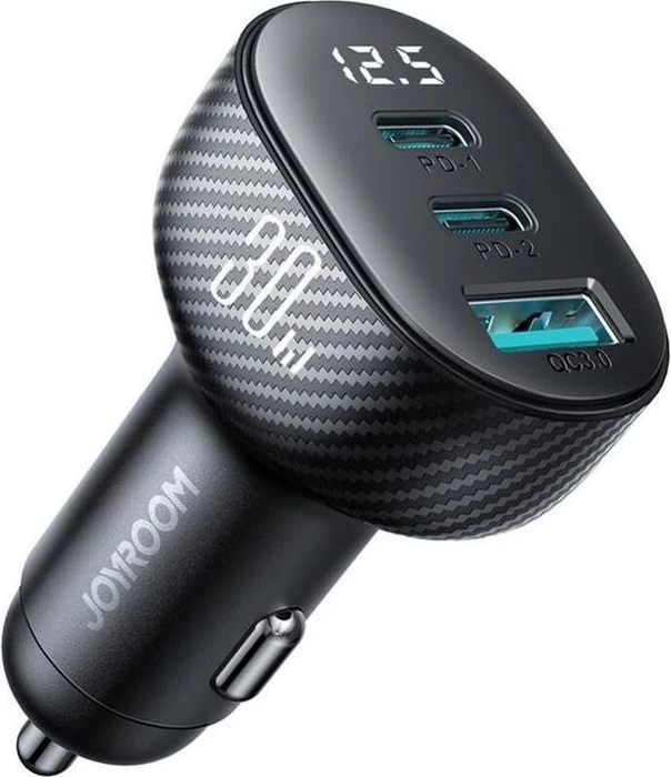 Joyroom Digital Display Car Charger 30W schwarz